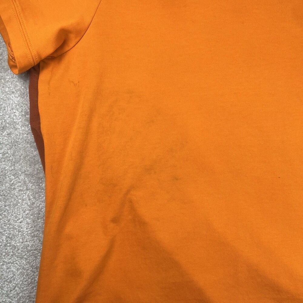 Mens Size Large Nike Dri-Fit Performance Active Wear Breathable Orange Tee Shirt - Picture 2 of 8